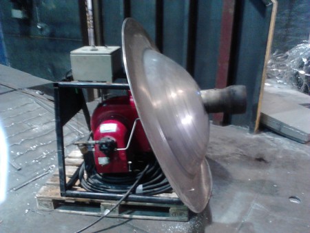 Skydd för dieselbrännare vid torkeldning av smältugn